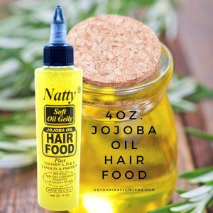 Natty Soft Oil Gelly Jojoba Oil Hair Food 4 oz.